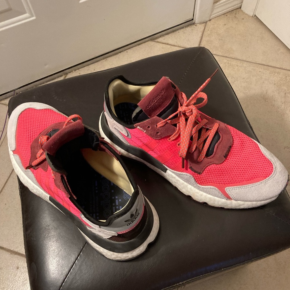 Adidas Boost Nite Jogger ‘Shock Red’ Size 10.5